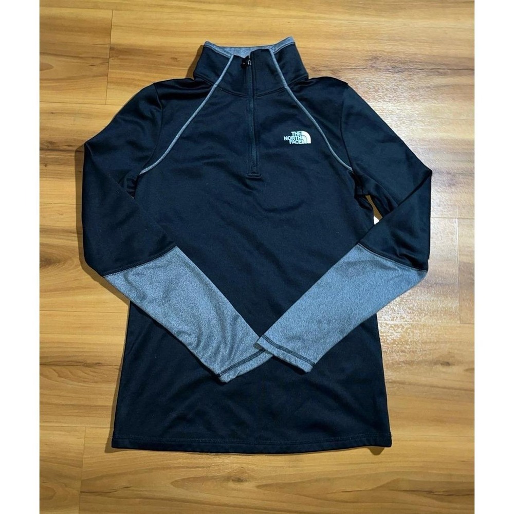 Womens The North Face Quarter Zip Lightweight Fleece Shirt Pullover Jacket